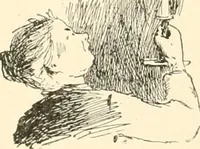 An illustration from What they say in New England; a book of signs, sayings, and superstitions (1896)