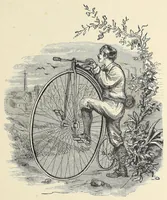 An illustration from Wheel songs : poems of bicycling (1884)