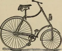 An illustration from Wheels and wheeling; an indispensable handbook for cyclists, with over two hundred illustrations (1892)