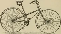 An illustration from Wheels and wheeling; an indispensable handbook for cyclists, with over two hundred illustrations (1892)