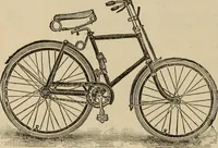 An illustration from Wheels and wheeling; an indispensable handbook for cyclists, with over two hundred illustrations (1892)