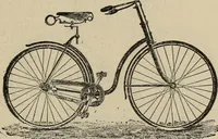 An illustration from Wheels and wheeling; an indispensable handbook for cyclists, with over two hundred illustrations (1892)