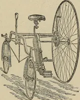 An illustration from Wheels and wheeling; an indispensable handbook for cyclists, with over two hundred illustrations (1892)