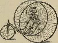An illustration from Wheels and wheeling; an indispensable handbook for cyclists, with over two hundred illustrations (1892)