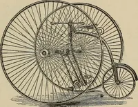 An illustration from Wheels and wheeling; an indispensable handbook for cyclists, with over two hundred illustrations (1892)
