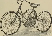 An illustration from Wheels and wheeling; an indispensable handbook for cyclists, with over two hundred illustrations (1892)