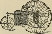 An illustration from Wheels and wheeling; an indispensable handbook for cyclists, with over two hundred illustrations (1892)