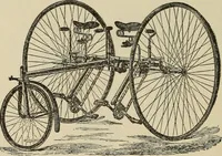 An illustration from Wheels and wheeling; an indispensable handbook for cyclists, with over two hundred illustrations (1892)