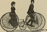 An illustration from Wheels and wheeling; an indispensable handbook for cyclists, with over two hundred illustrations (1892)