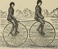 An illustration from Wheels and wheeling; an indispensable handbook for cyclists, with over two hundred illustrations (1892)