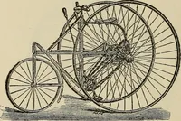 An illustration from Wheels and wheeling; an indispensable handbook for cyclists, with over two hundred illustrations (1892)