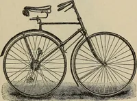 An illustration from Wheels and wheeling; an indispensable handbook for cyclists, with over two hundred illustrations (1892)