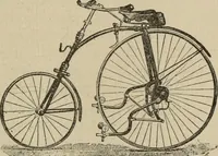 An illustration from Wheels and wheeling; an indispensable handbook for cyclists, with over two hundred illustrations (1892)
