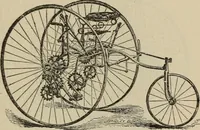 An illustration from Wheels and wheeling; an indispensable handbook for cyclists, with over two hundred illustrations (1892)