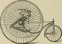 An illustration from Wheels and wheeling; an indispensable handbook for cyclists, with over two hundred illustrations (1892)