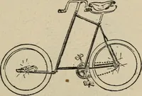 An illustration from Wheels and wheeling; an indispensable handbook for cyclists, with over two hundred illustrations (1892)