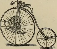 An illustration from Wheels and wheeling; an indispensable handbook for cyclists, with over two hundred illustrations (1892)
