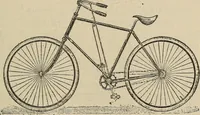 An illustration from Wheels and wheeling; an indispensable handbook for cyclists, with over two hundred illustrations (1892)