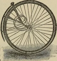 An illustration from Wheels and wheeling; an indispensable handbook for cyclists, with over two hundred illustrations (1892)