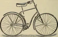 An illustration from Wheels and wheeling; an indispensable handbook for cyclists, with over two hundred illustrations (1892)