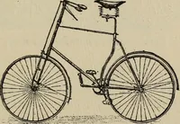 An illustration from Wheels and wheeling; an indispensable handbook for cyclists, with over two hundred illustrations (1892)