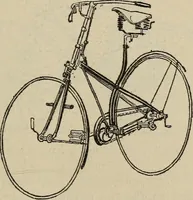 An illustration from Wheels and wheeling; an indispensable handbook for cyclists, with over two hundred illustrations (1892)