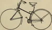 An illustration from Wheels and wheeling; an indispensable handbook for cyclists, with over two hundred illustrations (1892)