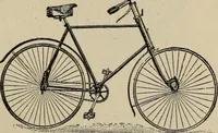 An illustration from Wheels and wheeling; an indispensable handbook for cyclists, with over two hundred illustrations (1892)