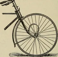 An illustration from Wheels and wheeling; an indispensable handbook for cyclists, with over two hundred illustrations (1892)