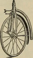 An illustration from Wheels and wheeling; an indispensable handbook for cyclists, with over two hundred illustrations (1892)