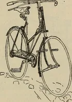 An illustration from Wheels and wheeling; an indispensable handbook for cyclists, with over two hundred illustrations (1892)
