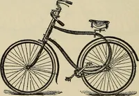 An illustration from Wheels and wheeling; an indispensable handbook for cyclists, with over two hundred illustrations (1892)