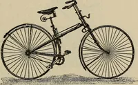 An illustration from Wheels and wheeling; an indispensable handbook for cyclists, with over two hundred illustrations (1892)