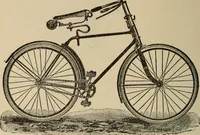 An illustration from Wheels and wheeling; an indispensable handbook for cyclists, with over two hundred illustrations (1892)