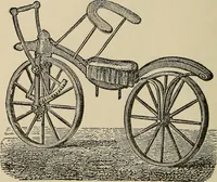 An illustration from Wheels and wheeling; an indispensable handbook for cyclists, with over two hundred illustrations (1892)