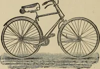 An illustration from Wheels and wheeling; an indispensable handbook for cyclists, with over two hundred illustrations (1892)