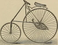 An illustration from Wheels and wheeling; an indispensable handbook for cyclists, with over two hundred illustrations (1892)