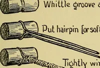 Picture 53 of 104 from When mother lets us make toys; a book which develops ingenuity and inventive power through the making of unique toys out of materials which every boy and girl can get with almost no expense (1915), leaf 84
