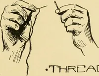 An illustration from When mother lets us sew (1910)