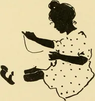 An illustration from When mother lets us sew (1910)