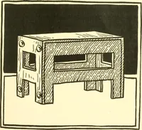 An illustration from When mother lets us make paper box furniture; a book which shows children just how to make most attractive toy furniture out of materials which cost practically nothing--toys which give as much pleasure as those from expensive toy shops (1914)