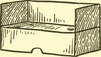 An illustration from When mother lets us make paper box furniture; a book which shows children just how to make most attractive toy furniture out of materials which cost practically nothing--toys which give as much pleasure as those from expensive toy shops (1914)