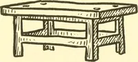An illustration from When mother lets us make paper box furniture; a book which shows children just how to make most attractive toy furniture out of materials which cost practically nothing--toys which give as much pleasure as those from expensive toy shops (1914)
