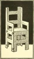 An illustration from When mother lets us make paper box furniture; a book which shows children just how to make most attractive toy furniture out of materials which cost practically nothing--toys which give as much pleasure as those from expensive toy shops (1914)