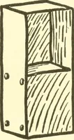 An illustration from When mother lets us make paper box furniture; a book which shows children just how to make most attractive toy furniture out of materials which cost practically nothing--toys which give as much pleasure as those from expensive toy shops (1914)