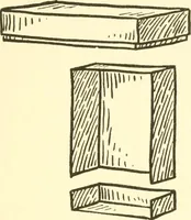 An illustration from When mother lets us make paper box furniture; a book which shows children just how to make most attractive toy furniture out of materials which cost practically nothing--toys which give as much pleasure as those from expensive toy shops (1914)