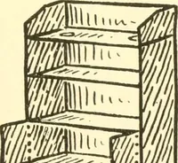 An illustration from When mother lets us make paper box furniture; a book which shows children just how to make most attractive toy furniture out of materials which cost practically nothing--toys which give as much pleasure as those from expensive toy shops (1914)