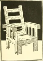 An illustration from When mother lets us make paper box furniture; a book which shows children just how to make most attractive toy furniture out of materials which cost practically nothing--toys which give as much pleasure as those from expensive toy shops (1914)