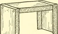 An illustration from When mother lets us make paper box furniture; a book which shows children just how to make most attractive toy furniture out of materials which cost practically nothing--toys which give as much pleasure as those from expensive toy shops (1914)