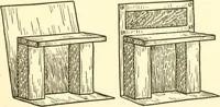 An illustration from When mother lets us make paper box furniture; a book which shows children just how to make most attractive toy furniture out of materials which cost practically nothing--toys which give as much pleasure as those from expensive toy shops (1914)
